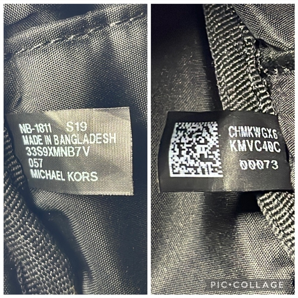 Michael Kors MK Unisex Jet Set Metallic Color Block Signature Logo Backpack - Picture 15 of 16